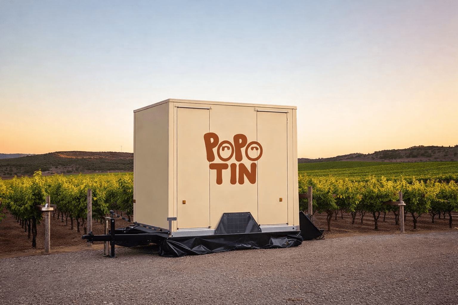 Le P'tit POPOTIN, sanitaire mobile POPOTIN